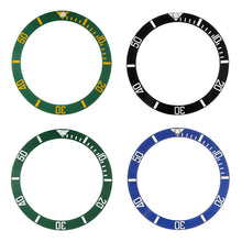 Load image into Gallery viewer, Black/Blue/Green Mens Watches Replace Accessories Watch Face Ceramic Bezel Insert For 40mm Submariner Automatic 38mm