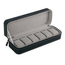 Load image into Gallery viewer, 2/6/10/12 OUTAD 10/12 Slots Grid PU Leather Watch Display Box Jewelry Storage Organizer Case locked Watch Display Box
